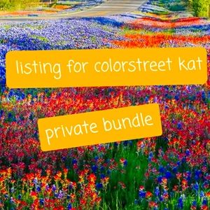 Private bundle for colorstreetkat